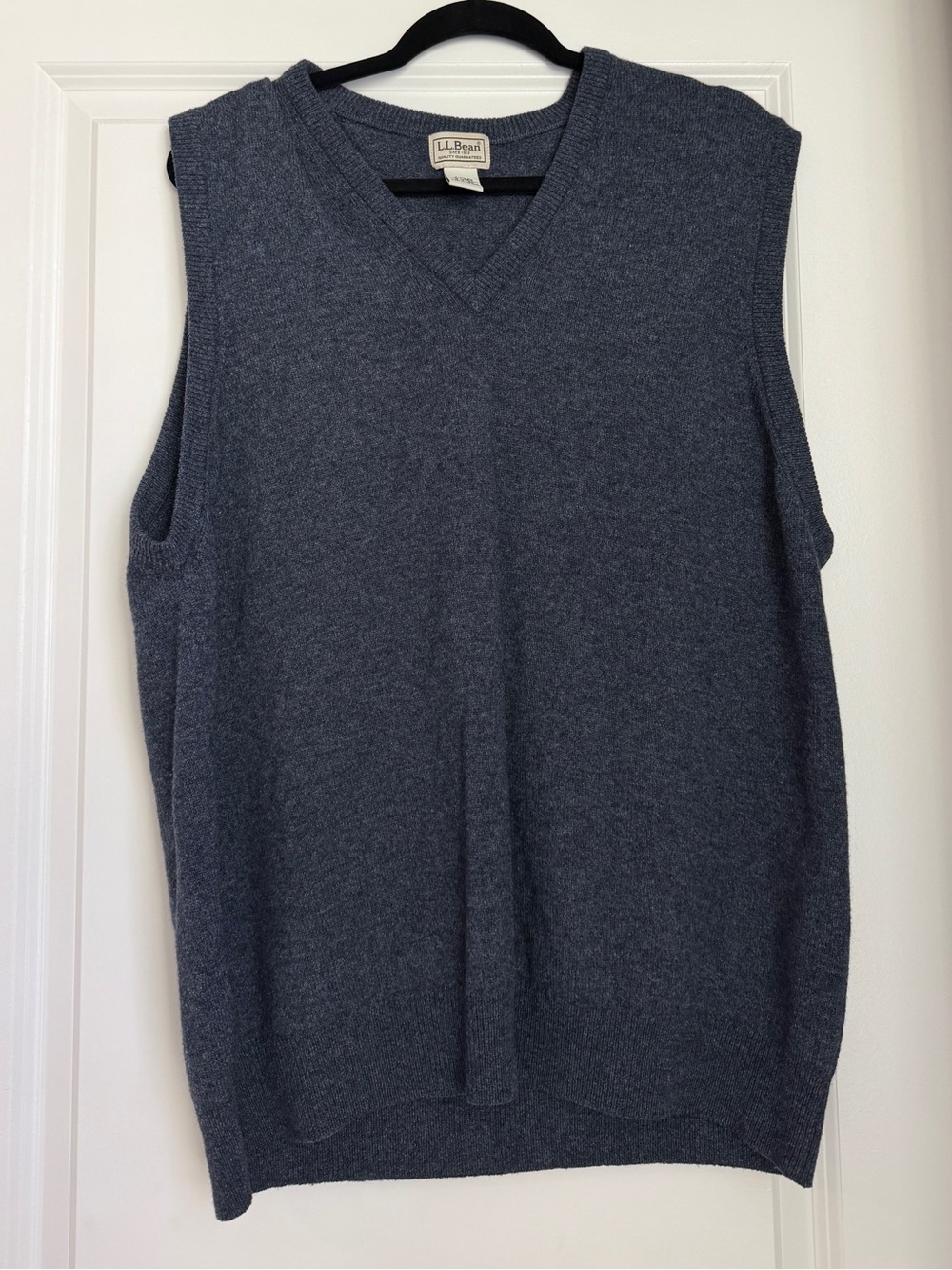L.L.Bean 100% Lambswool Sweater Vest Men’s XL